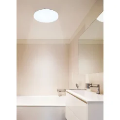 Eglo FRANIA Wand-/plafondlamp staal wit / Kunststof wit H: 70 mm | Ø 330 mm New