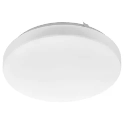 Eglo FRANIA Wand-/plafondlamp staal wit / Kunststof wit H: 70 mm | Ø 280 mm Best