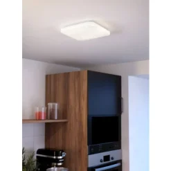 Eglo FRANIA-S Wand-/plafondlamp staal wit / kunststof met kristaleffect wit H: 70 mm Online