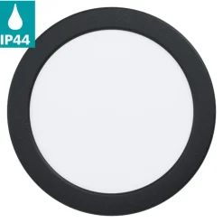 Eglo FUEVA 5 inbouwarmatuur staal zwart / Kunststof wit Ø 166 mm Best