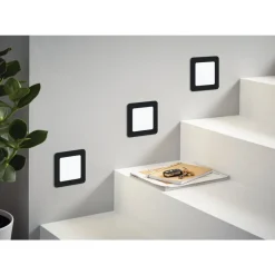 Eglo FUEVA 5 inbouwarmatuur staal zwart / Kunststof wit Discount