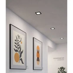 Eglo FUEVA 5 inbouwarmatuur staal zwart / Kunststof wit Discount