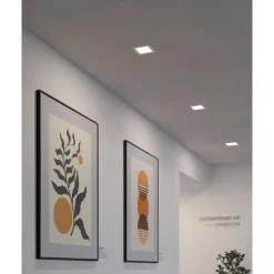 Eglo FUEVA 5 inbouwarmatuur staal wit / Kunststof wit