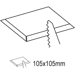 Eglo FUEVA 5 inbouwarmatuur staal wit / Kunststof wit