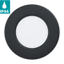 Eglo FUEVA 5 inbouwarmatuur staal zwart / Kunststof wit Ø 86 mm Online