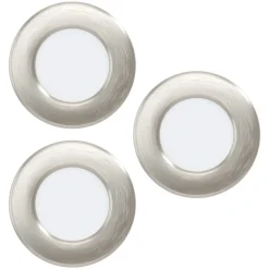 Eglo FUEVA 5 inbouwarmatuur staal nikkel-mat / Kunststof wit Ø 86 mm Best