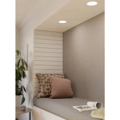 Eglo FUEVA 5 inbouwarmatuur staal wit / Kunststof wit Ø 166 mm Outlet