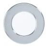 Eglo FUEVA 5 inbouwarmatuur staal chroom / Kunststof wit Ø 86 mm Outlet