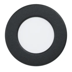 Eglo FUEVA 6 inbouwarmatuur Kunststof zwart / Kunststof wit H: 40 mm | Ø 88 mm