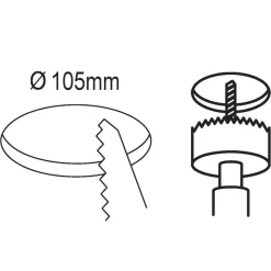 Eglo FUEVA 5 inbouwarmatuur staal wit / Kunststof wit Ø 117 mm Sale