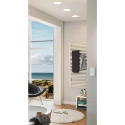 Eglo FUEVA 5 inbouwarmatuur staal wit / Kunststof wit Ø 166 mm Discount