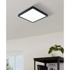 Eglo FUEVA 5 opbouwarmatuur staal zwart / Kunststof wit H: 28 mm Outlet