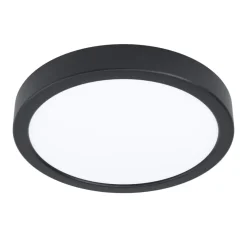 Eglo FUEVA 5 opbouwarmatuur staal zwart / Kunststof wit H: 28 mm | Ø 210 mm Outlet