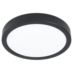 Eglo FUEVA 5 opbouwarmatuur staal zwart / Kunststof wit H: 28 mm | Ø 210 mm Best