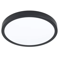 Eglo FUEVA 5 opbouwarmatuur staal zwart / Kunststof wit H: 28 mm | Ø 285 mm Best