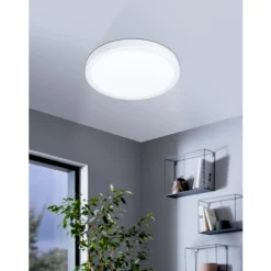 Eglo FUEVA 5 opbouwarmatuur staal wit / Kunststof wit H: 28 mm | Ø 285 mm Sale