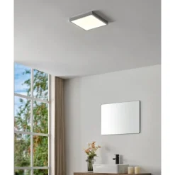 Eglo FUEVA 5 opbouwarmatuur staal chroom / Kunststof wit H: 30 mm Hot