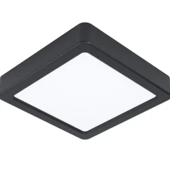 Eglo FUEVA 5 opbouwarmatuur staal zwart / Kunststof wit H: 28 mm Discount