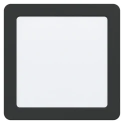 Eglo FUEVA 5 opbouwarmatuur staal zwart / Kunststof wit H: 28 mm Discount