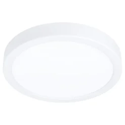 Eglo FUEVA 5 opbouwarmatuur staal wit / Kunststof wit H: 28 mm | Ø 210 mm Outlet