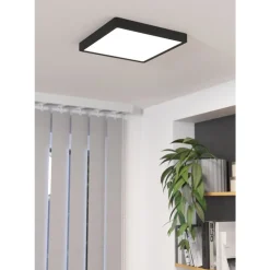 Eglo FUEVA 5 opbouwarmatuur staal zwart / Kunststof wit H: 30 mm Hot