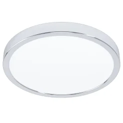 Eglo FUEVA 5 opbouwarmatuur staal chroom / Kunststof wit H: 28 mm | Ø 285 mm Hot