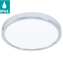 Eglo FUEVA 5 opbouwarmatuur staal chroom / Kunststof wit H: 28 mm | Ø 285 mm Hot