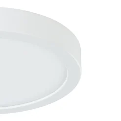 Eglo FUEVA 5 opbouwarmatuur staal wit / Kunststof wit H: 28 mm | Ø 210 mm Discount