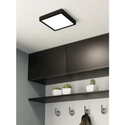 Eglo FUEVA 5 opbouwarmatuur staal zwart / Kunststof wit H: 28 mm Hot