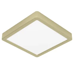 Eglo FUEVA 5 opbouwarmatuur staal geelkoper-geborsteld / Kunststof wit H: 28 mm Discount