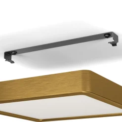 Eglo FUEVA 5 opbouwarmatuur staal geelkoper-geborsteld / Kunststof wit H: 28 mm Discount