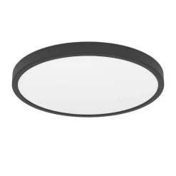 Eglo FUEVA 6 Plafondarmaturen Kunststof zwart / Kunststof wit H: 25 mm | Ø 389 mm Online