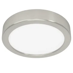 Eglo FUEVA 6 Plafondarmaturen staal nikkel-mat / Kunststof wit H: 25 mm | Ø 166 mm Online