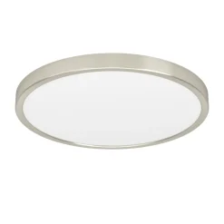 Eglo FUEVA 6 Plafondarmaturen staal nikkel-mat / Kunststof wit H: 25 mm | Ø 389 mm New