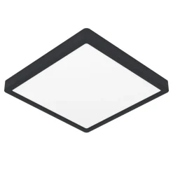 Eglo FUEVA 6 Plafondarmaturen Kunststof zwart / Kunststof wit H: 25 mm Outlet