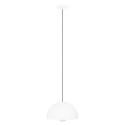 Eglo GAETANO hanglamp staal wit H: 1100 mm | Ø 300 mm Online