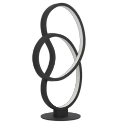 Eglo GIANELLA Tafellampen aluminium, staal zwart / Kunststof wit H: 395 mm Discount