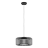 Eglo GINESTRONE-Z hanglamp staal zwart / Kunststof wit H: 1100 mm | Ø 450 mm Clearance
