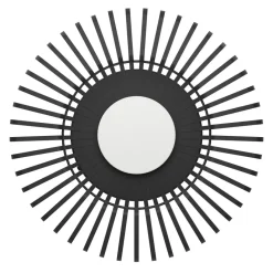 Eglo GINESTRONE-Z Plafondarmaturen staal zwart / Kunststof wit H: 220 mm | Ø 450 mm Clearance