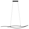 Eglo GRISOLIA hanglamp staal, kunststof zwart / Kunststof wit H: 1200 mm Sale