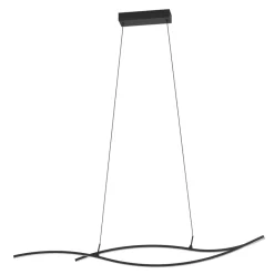 Eglo GRISOLIA hanglamp staal, kunststof zwart / Kunststof wit H: 1200 mm Sale