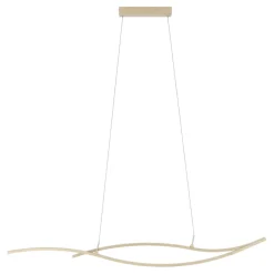Eglo GRISOLIA hanglamp staal, kunststof bruin / Kunststof wit H: 1200 mm Discount