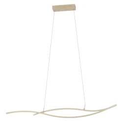 Eglo GRISOLIA hanglamp staal, kunststof bruin / Kunststof wit H: 1200 mm Discount