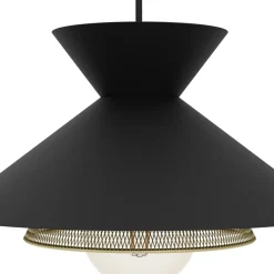 Eglo GRIZEDALE hanglamp staal zwart, geelkoper H: 1100 mm New