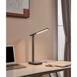 Eglo INIESTA Tafellampen Kunststof grey, black / Kunststof wit H: 350 mm Online