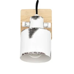 Eglo KILBURN spot Hout bruin / staal wit, bruin H: 185 mm Sale