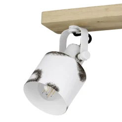 Eglo KILBURN spot Hout bruin / staal wit, bruin H: 170 mm New