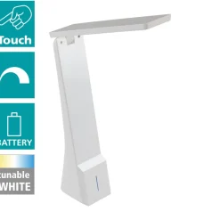 Eglo LA SECA Tafellampen Kunststof wit H: 260 mm Outlet