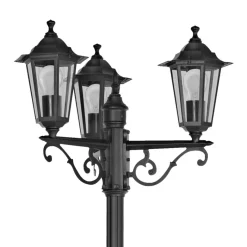 Eglo LATERNA 4 Staande lampen aluminium zwart / Glas helder H: 1920 mm | Ø 550 mm Online