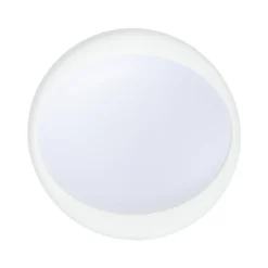 Eglo LAURITO Plafondarmaturen staal wit / Kunststof zwart, wit H: 70 mm | Ø 490 mm